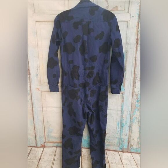 Rachel Antonoff Ziggy Cow Print Jumpsuit - Picture 4 of 5